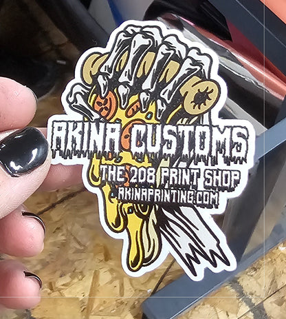 Circle Die Cut Stickers